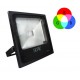 Foco LED exterior SLIM 50W IP65 RGB + mando IR